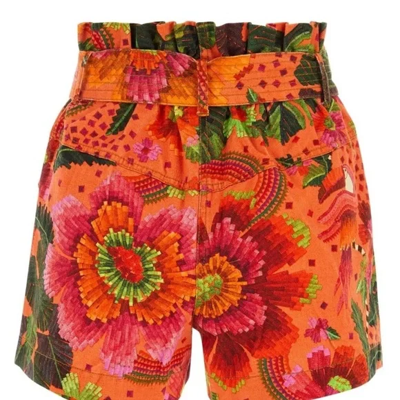 FARM Rio Orange Blooming Garden Shorts - Picture 3 of 4